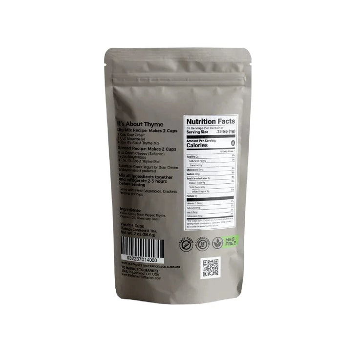 To Market - To Market Dip Mix: It's About Thyme 2oz