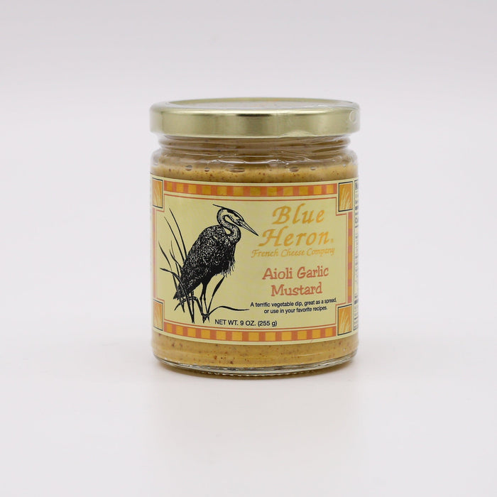 Blue Heron Mustard: Aioli Garlic 9oz